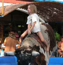 Kinderbelustigung Bullriding
